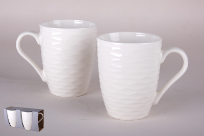 Набор кружек 360мл 2 шт п/уп (фарф.) (1/36)