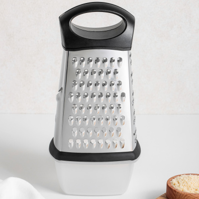 Терка 4-х сторонняя с контейнером 23см (нжс) (1/24/48)