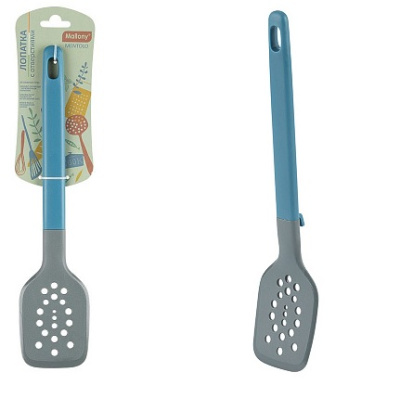 Лопатка с отверстиями MENTOLO из нейлона с ручкой из полипропилена (1/96)