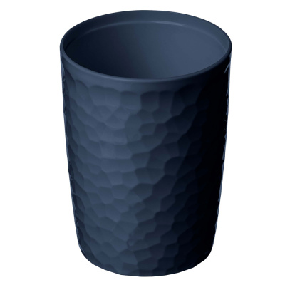 Стаканчик для ванной 350мл, Luna, пластик, синий (1/4/20)
