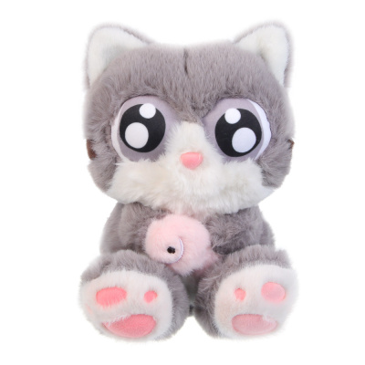 Игрушка мягкая "Котя с рыбкой", 23 см, полиэстер ИГРОЛЕНД (2/2)