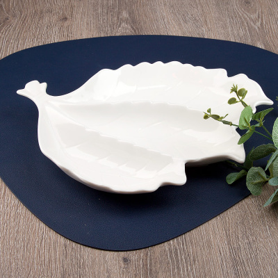 Блюдо сервировочное 30*22*3,5см "Маршмеллоу"  (фрф) (6/24)