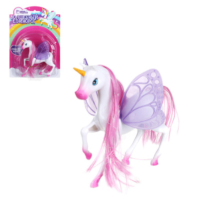 Игрушка "Волшебный единорог", pp, pvc, 19,5х5х28см, 3диз ИГРОЛЕНД (1/96)