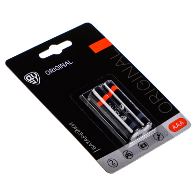 Батарейки ААА 2шт в блистере BY (10/240)