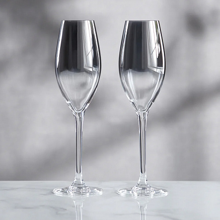 Набор бокалов для шампанского 240 мл ГРАНД МИСТИК 2шт стекло (6)
