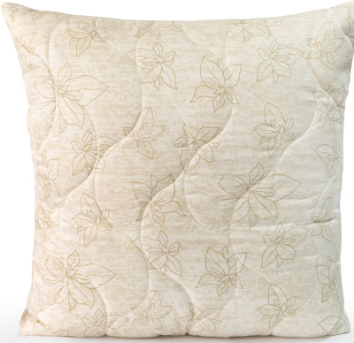 Подушка "Шерсть верблюжья стег. полотно" 68х68 (1/7)