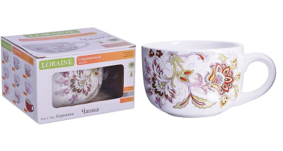 Кружка-супница 350мл LR п/уп (керам) (1/36)