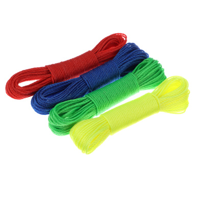 Веревка капроновая 20м*3мм (5цв) (1/12/204)