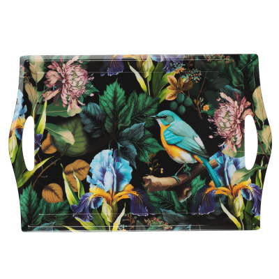 Поднос, пластик, 39х27х4,3 см VETTA Тропики (1/24)