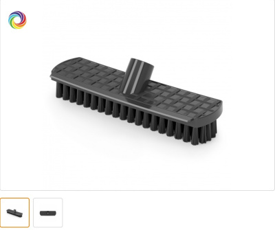 Щетка для пола с короткой щетиной без черенка пласт (1/20)