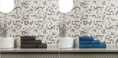 Полотенце махровое, 100% хлопок, 70х130см, 420 гр/м, 2 цв PROVANCE Бранли (4/48)