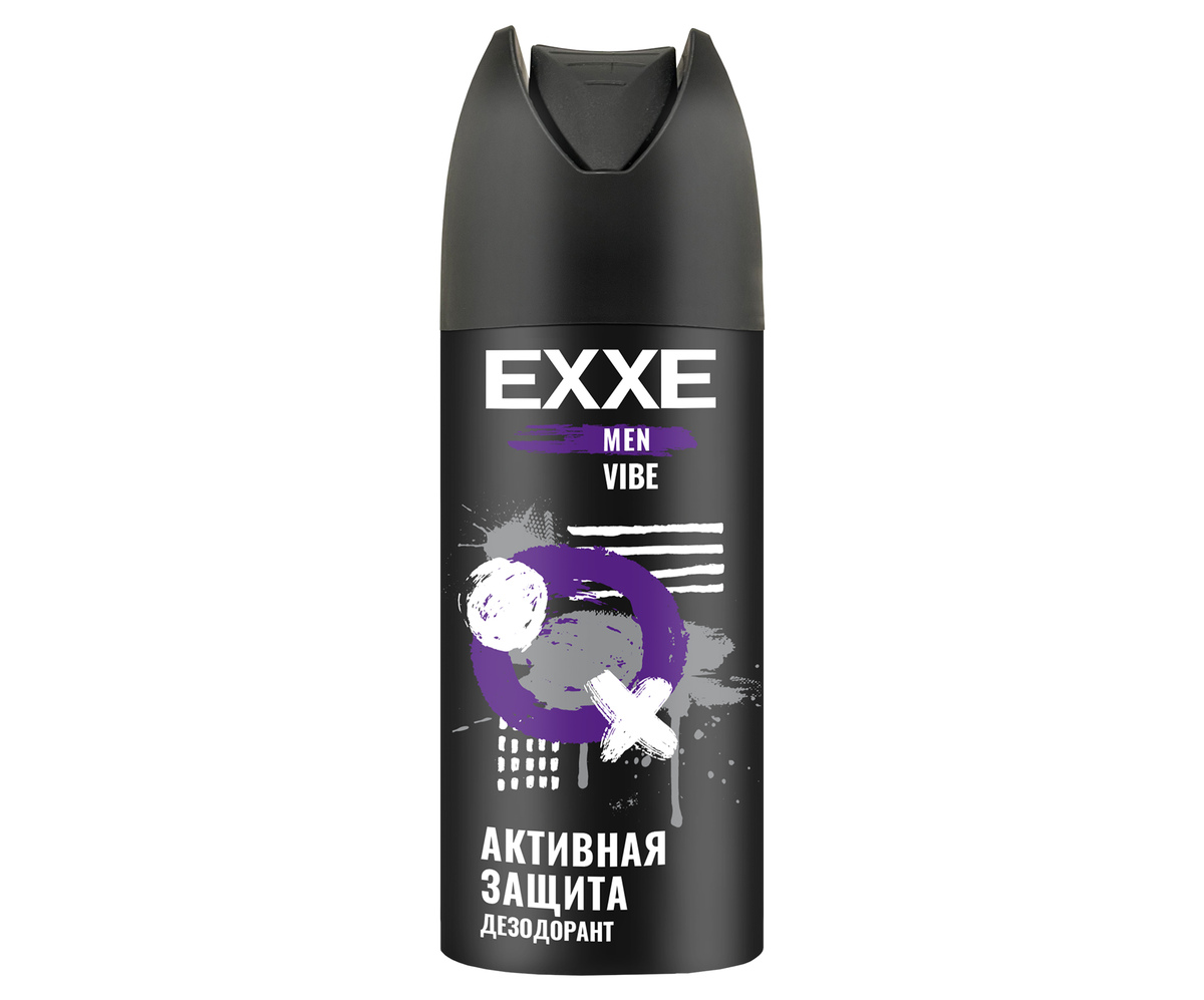EXXE MEN мужской дезодорант аэрозоль VIBE, 150 мл (6/24)