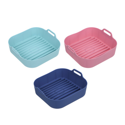 Форма д/выпечки квадр. с ручками, 20,5см, силикон, 3 цв VETTA (1/12/120)