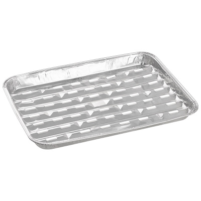 Форма для барбекю и гриля 34*23*2,6см LAMINA из алюм фольги, прямоуг., однораз. (50/200)