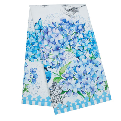 Полотенце кухонное, 100% хлопок, 40х60см Гортензия PROVANCE (1/12/144)