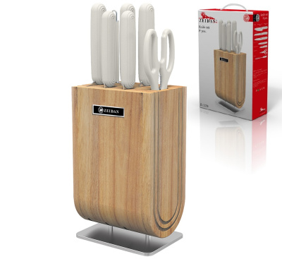 Набор ножей 8 предметов, прорез.ручка(нжс) п/у (6)