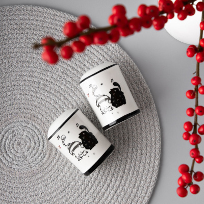 Набор для соли и перца, 4,5х6,5см, кер MILLIMI Хвостатые друзья  (1/72)