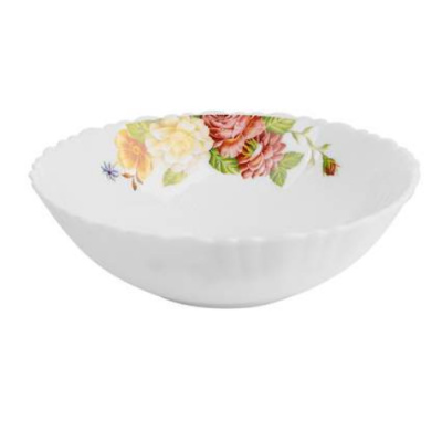 Салатник 20см 875мл "Кароллина",стекло. (6/36)