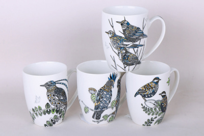 Кружка 350мл микс (фарф)(12/72)