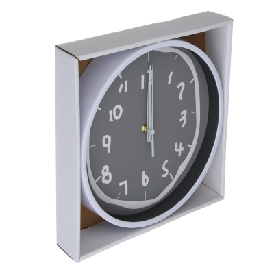 Часы настенные круглые, 24x24x4 см, пластик, стекло, 1хАА, арт.1тм LADECOR CHRONO (3/3)