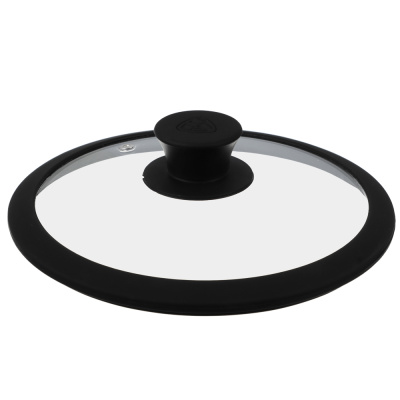 Крышка стекло/силикон с ручкой, 20см BY COLLECTION (12/12)