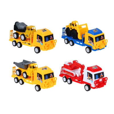 Машинка инерционная "Грузовой тягач 2в1", ABS, 28,5х10х9 см, 3 диз МЕШОК ПОДАРКОВ (1/40/120)