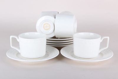 "Снежная королева" Набор чайный 12пр 220мл без отводки ф.круг(фарф.) (1/8)