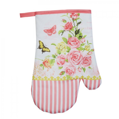 Прихватка-варежка, 100% полиэстер, 17х27см Чайная роза PROVANCE (1/12/144)