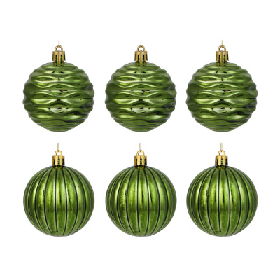 Набор шаров 6 см, 6 шт, зеленый, 26-153 СНОУ БУМ (1/1)