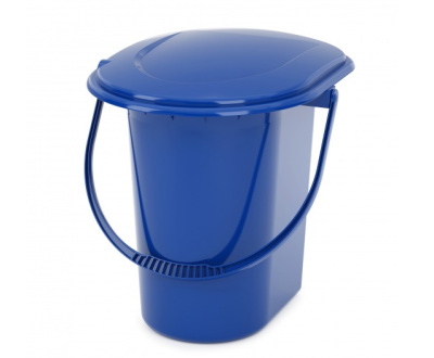 Ведро-туалет 18л (синий) пласт.(1/10)