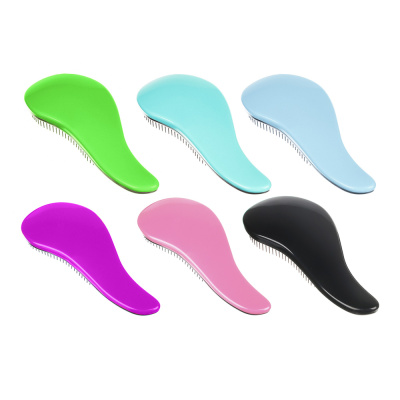 Расческа массажная Проф, пластик, 14,5x6см, 6 цветов ЮНИLOOK (1/12/240)