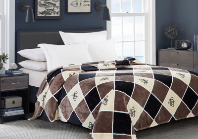 Плед Велсофт 2,0сп (180*200) 330 гр/м² (1)