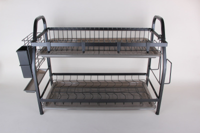 Сушилка для посуды 55*25*42см (угл.ст.)чёрный (1/6)