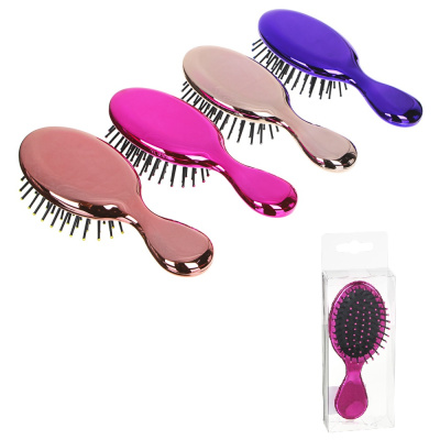 Расческа массажная 13.8*5.6см,3-4цв (пластик) (1/12/240) Расческа массажная 13.8*5.6см,3-4цв (пластик) (1/12/240)