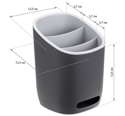 Сушилка д/ст. приборов ИЗЛИ Графитовый (полипропилен) пласт.(1/9)