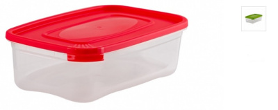 Контейнер "Каскад" (прям) 1,2л пластик(29)