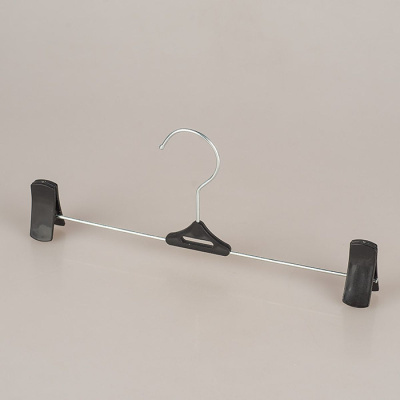 Вешалка для брюк 28 см с 2-мя прищепками уп/10шт (10/10/500)