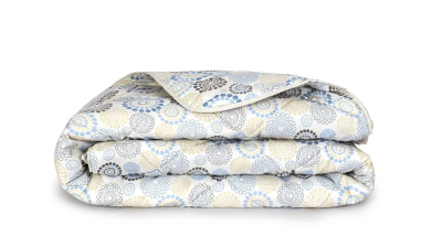 Одеяло стеганое облегченное "Шерсть овечья" 205х172 ТМ "7 перин" Разноцветный(1/10)