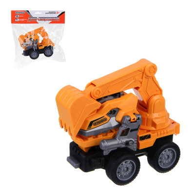 Машинка инерционная Дино-спецтехника, трансформация при ударе, ABS, 19x22x6см ИГРОЛЕНД (1/100)