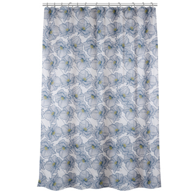 Шторка д/ванной, ПЕВА, 30г/м2, 180x180 см, Цветы, 602 VETTA (6/60)