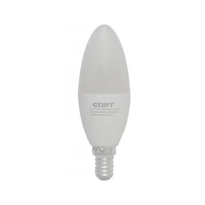 Лампа ECO LEDCandleE14 10W 40 WS СТАРТ (10/10)