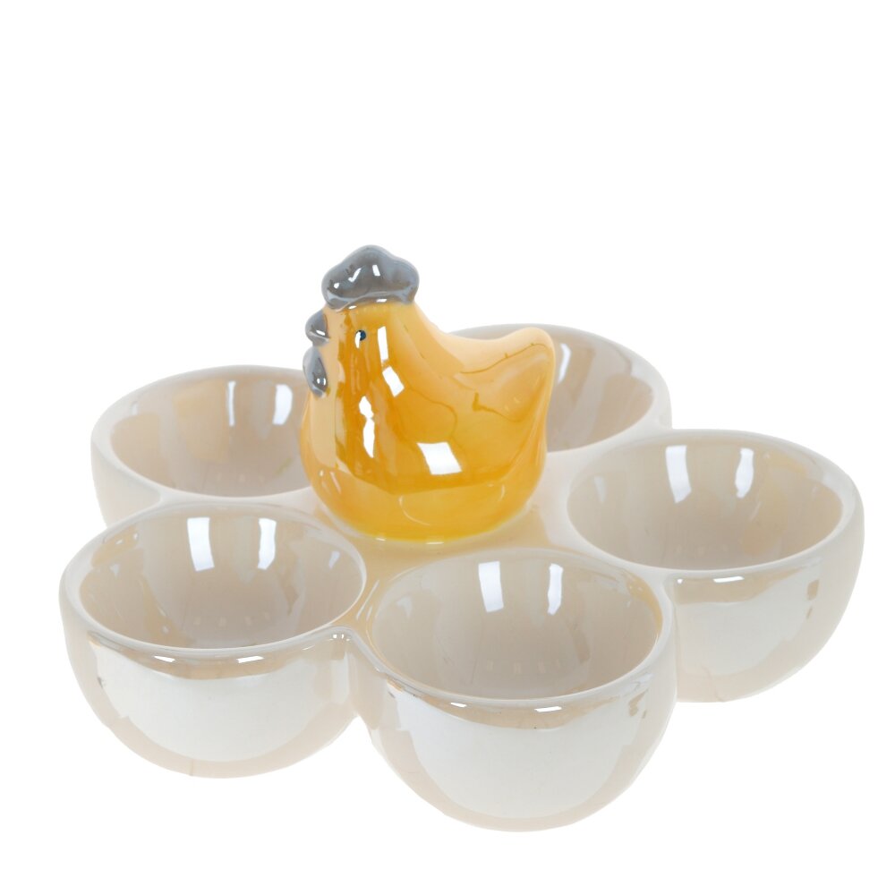 Тарелка для яиц, L15 W15 H10 см (керамика) (1/4/32)