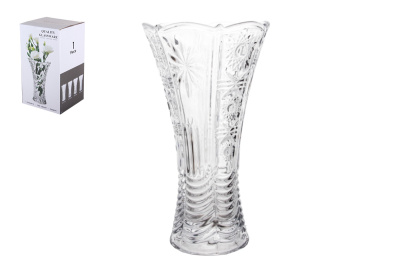 Ваза 13х25.5см для цветов (стекло) (1/15) 