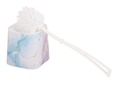 Ерш туалетный "Акварель" квадратный (с подст.) пласт.(уп.20)