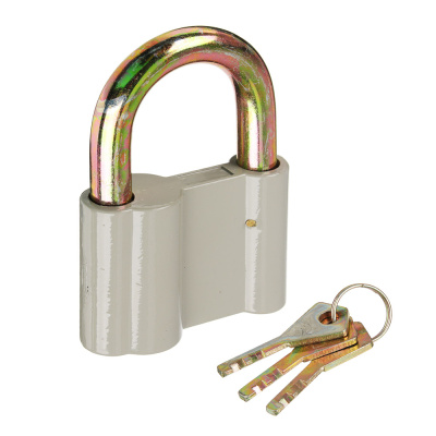 Замок навесной алюм. 80мм ЕРМАК (1/6/48)