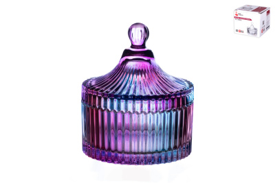 Ваза сервировочная 10х10,8см с/кр (стекло) (1/48)