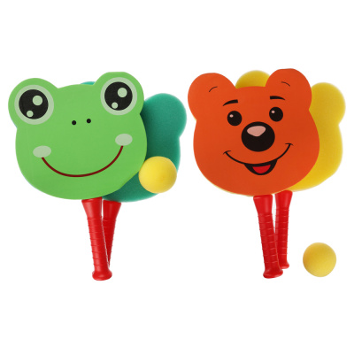 Набор для пляжного тенниса "Лягушонок" 33*21см (2ракетки и мяч) (1/36/60)