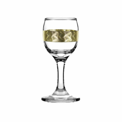 Набор 6 рюмок 60 мл с узором "Облака" п/у (1/8)