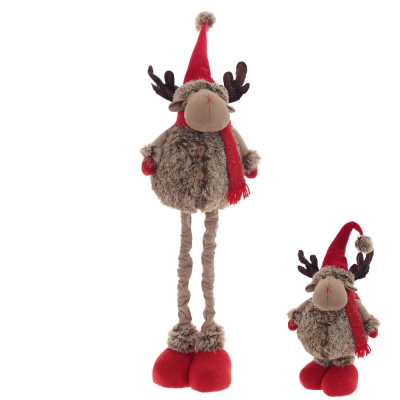 Игрушка набивная "Олень" (телескоп.),с колпаком L27 W20 H100см, разм.полк.Lп27 Wп20 Hп37см(тек)(1/4)