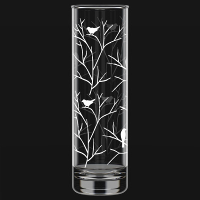 Ваза для цветов "Венский лес" высота 267мм (стекло) (12)